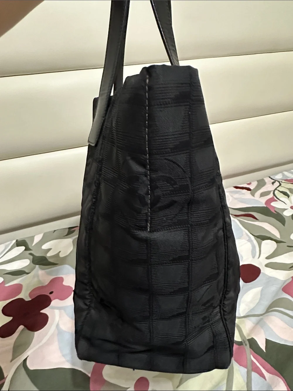 Chanel Travel Line Nylon Tote Bag